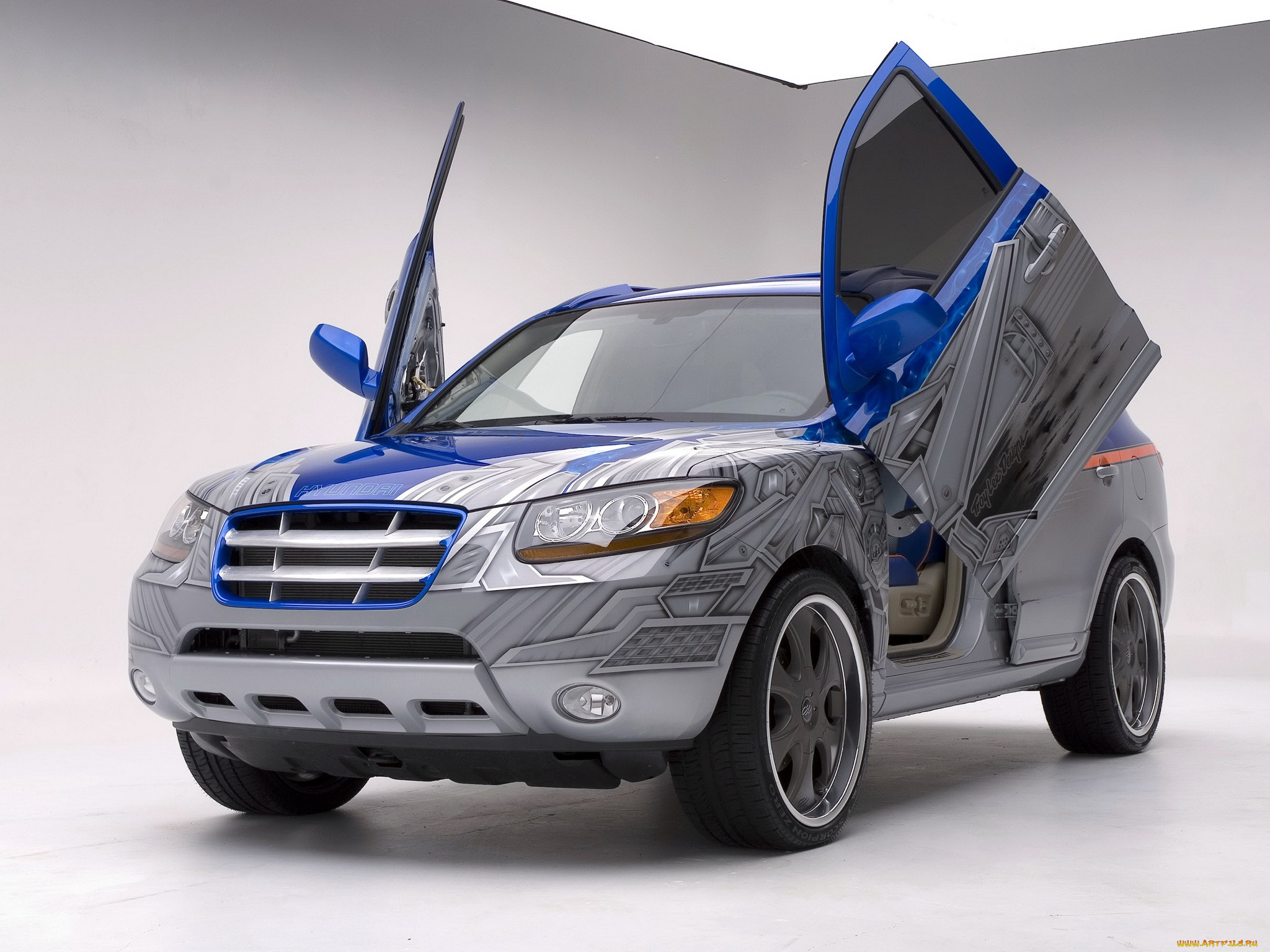 hyundai, santa, fe, by, troy, lee, designs, , custom, 5dr, off, road